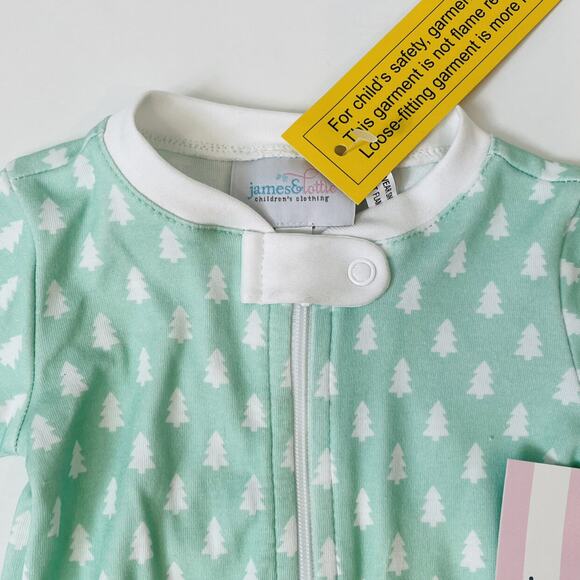 NWT James & Lottie 3M Aqua Christmas Tree Footie - Picture 3 of 5